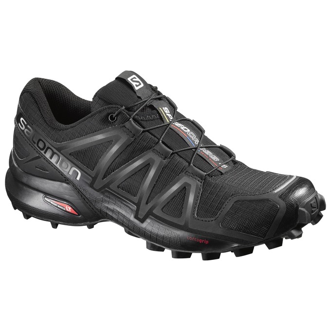 Chaussures De Trail Running Salomon Femme Noir - Salomon SPEEDCROSS 4 W - France (2371-FCTWH)